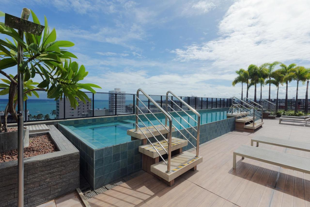 Ferienwohnung Belissimo Studio C/Piscina Na Cobertura Maceió Exterior foto