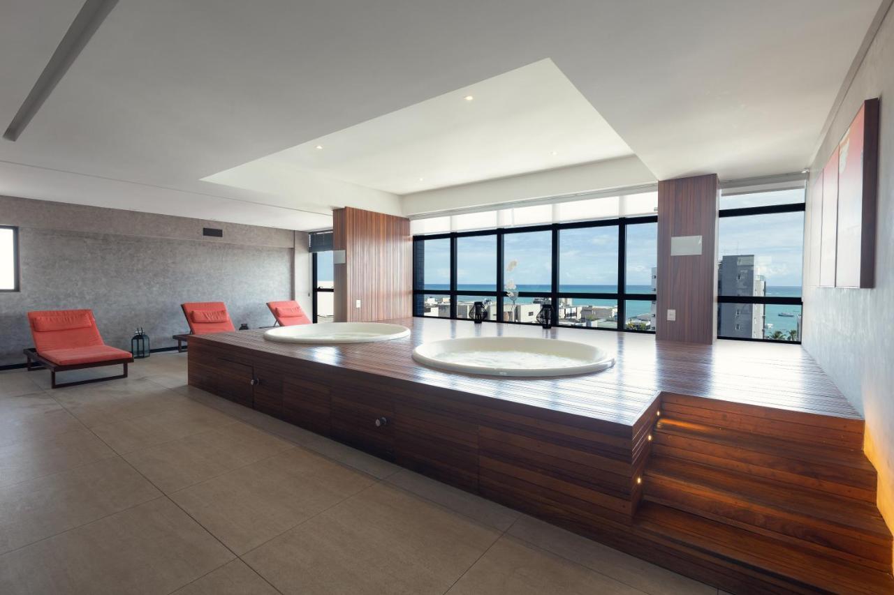 Ferienwohnung Belissimo Studio C/Piscina Na Cobertura Maceió Exterior foto